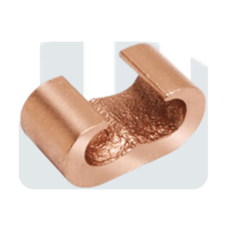 Conector de cobre estañado tipo C